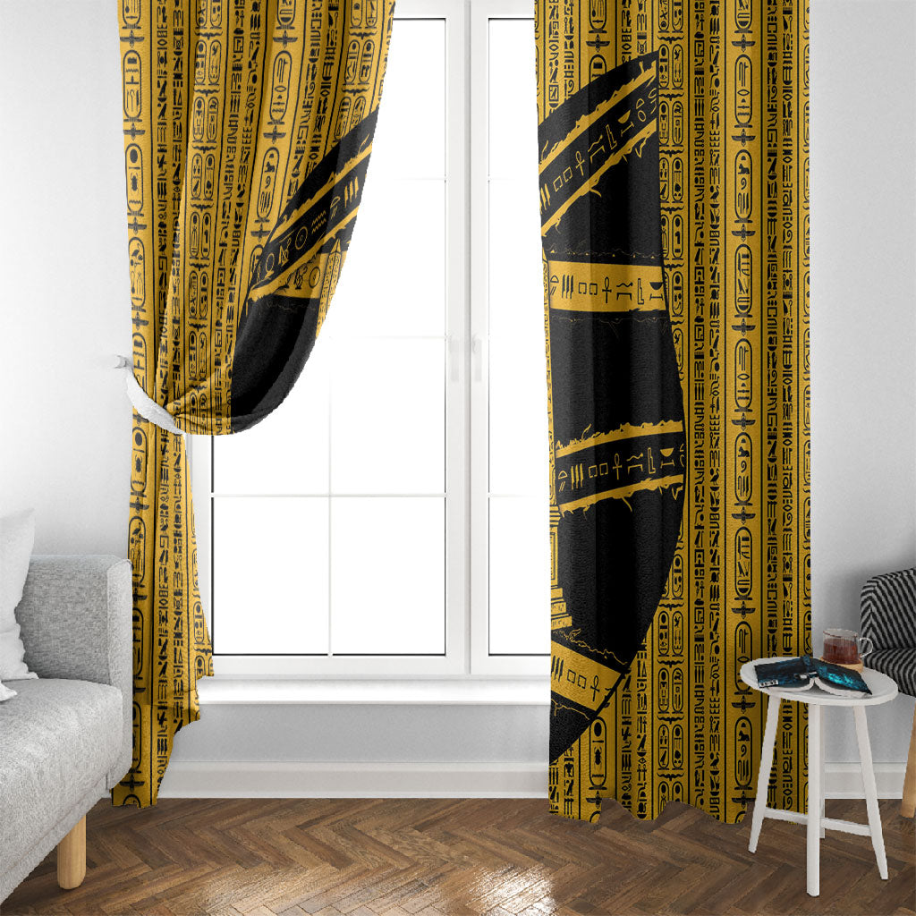 Egypt Obelisk Window Curtain Ancient Mythology Sacred Sun Pillar