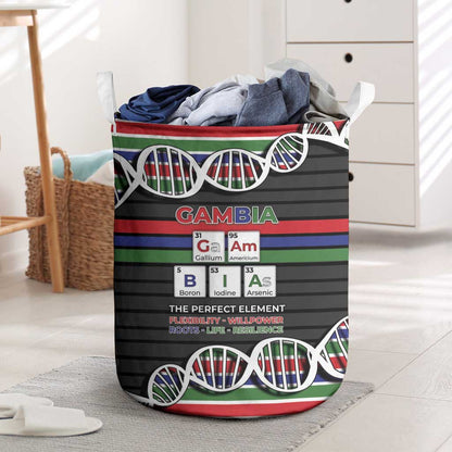 Gambia Laundry Basket Perfect Periodic Element Of African - African Pride