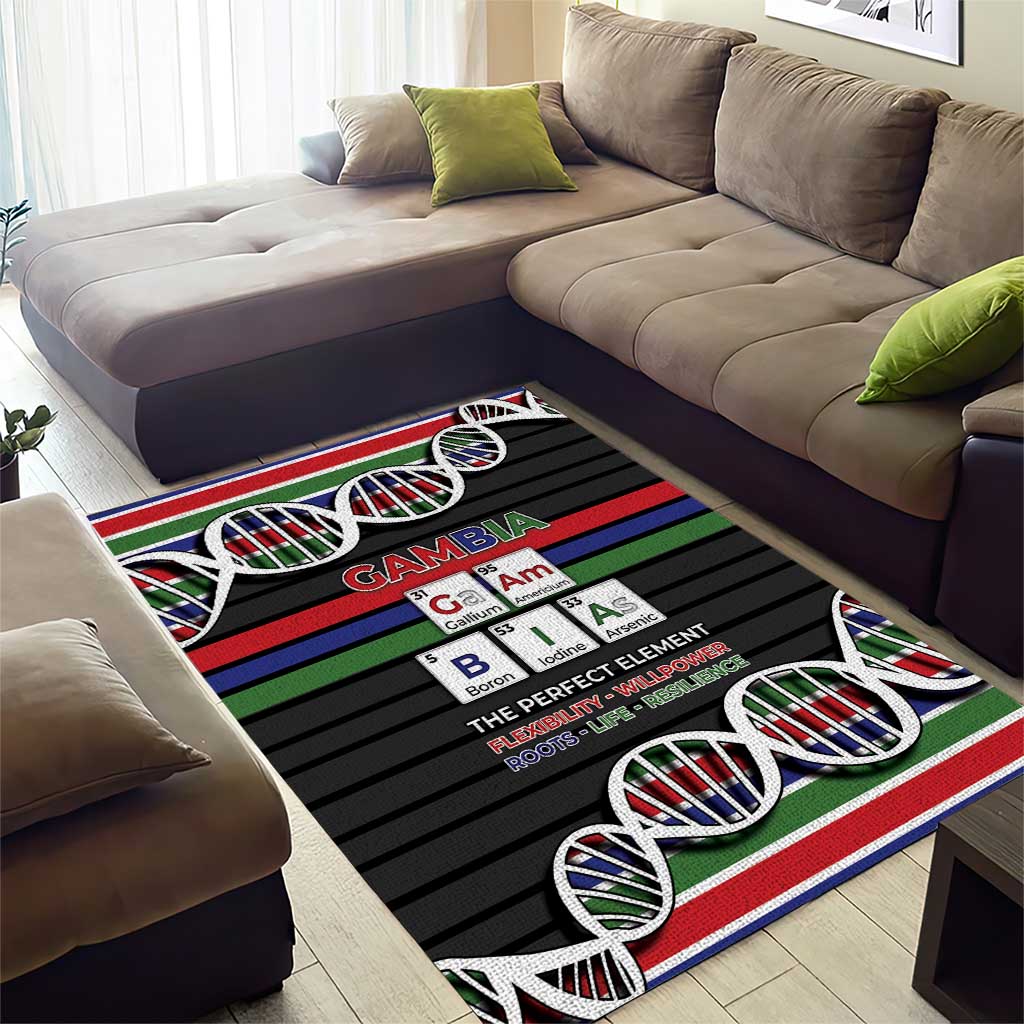 Gambia Area Rug Perfect Periodic Element Of African - African Pride