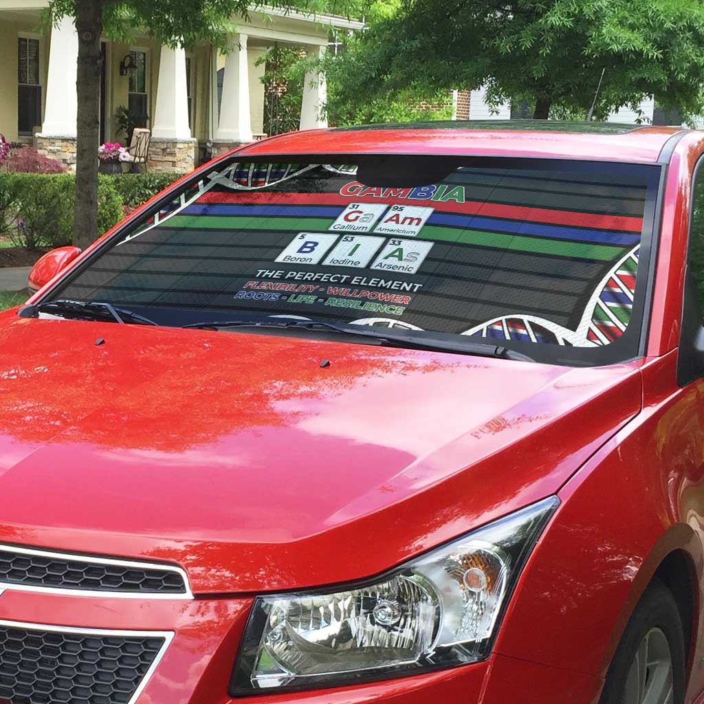 Gambia Auto Sun Shade Perfect Periodic Element Of African - African Pride