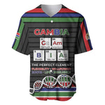 Gambia Baseball Jersey Perfect Periodic Element Of African - African Pride