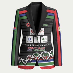 Gambia Blazer Perfect Periodic Element Of African - African Pride