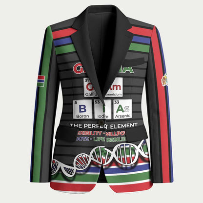 Gambia Blazer Perfect Periodic Element Of African - African Pride
