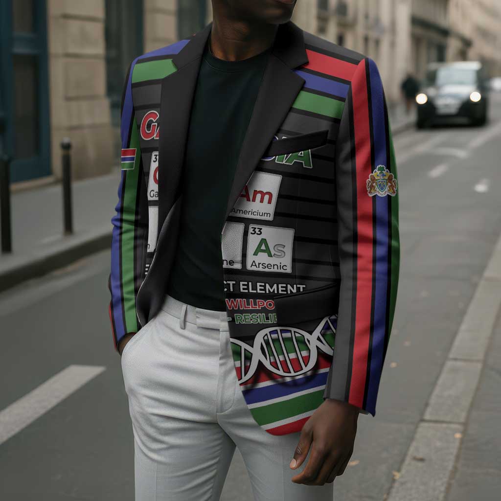 Gambia Blazer Perfect Periodic Element Of African - African Pride