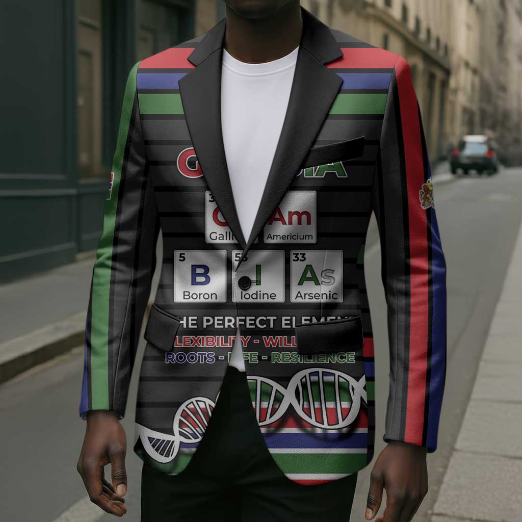Gambia Blazer Perfect Periodic Element Of African - African Pride