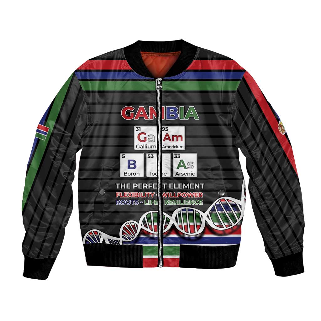 Gambia Bomber Jacket Perfect Periodic Element Of African - African Pride