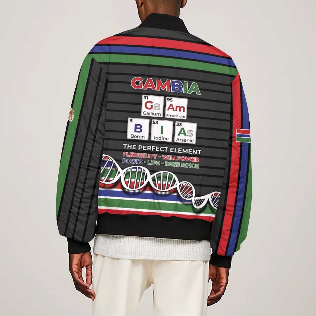 Gambia Bomber Jacket Perfect Periodic Element Of African - African Pride