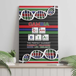Gambia Canvas Wall Art Perfect Periodic Element Of African - African Pride