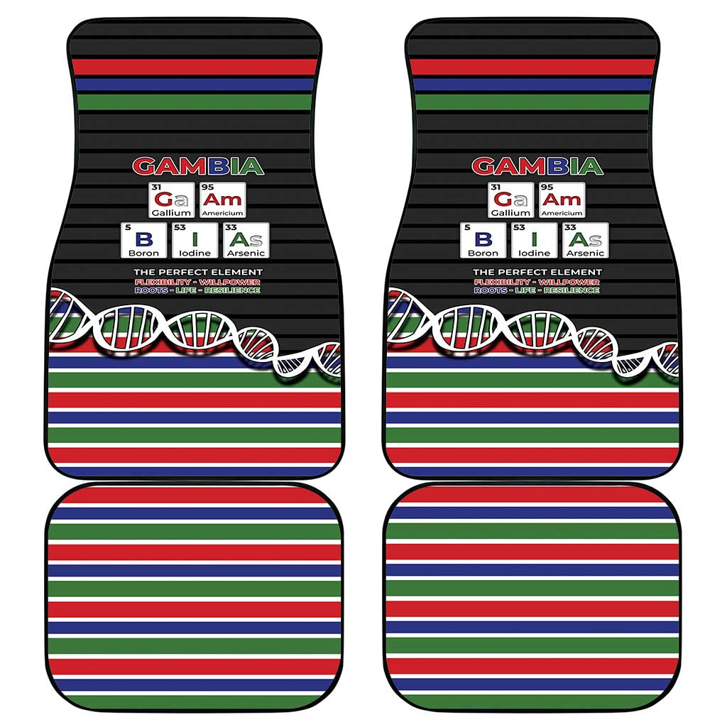 Gambia Car Mats Perfect Periodic Element Of African - African Pride