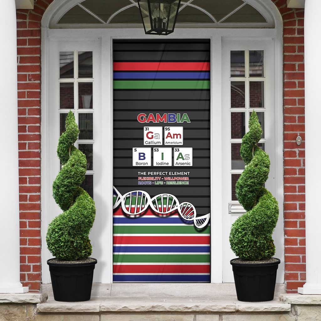 Gambia Door Cover Perfect Periodic Element Of African - African Pride