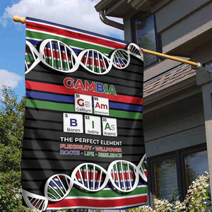 Gambia Garden Flag Perfect Periodic Element Of African - African Pride