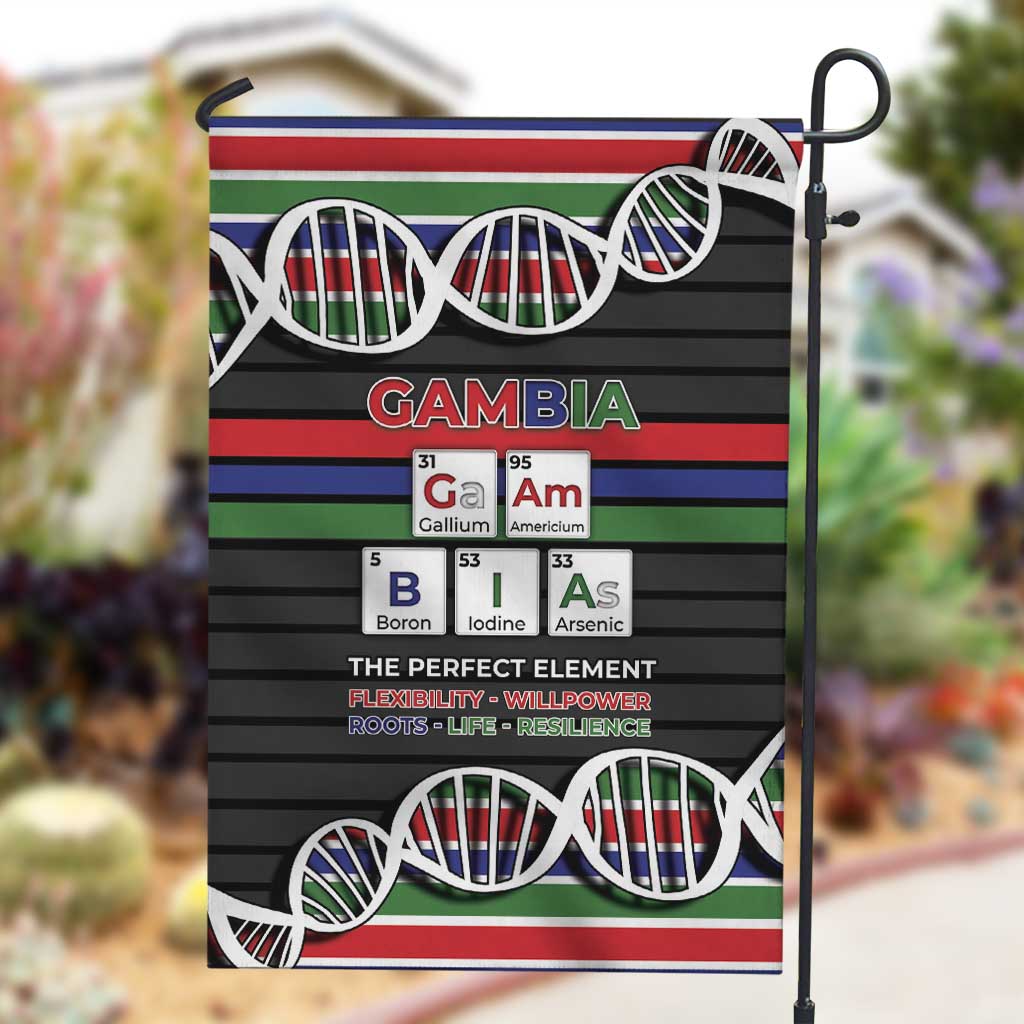 Gambia Garden Flag Perfect Periodic Element Of African - African Pride