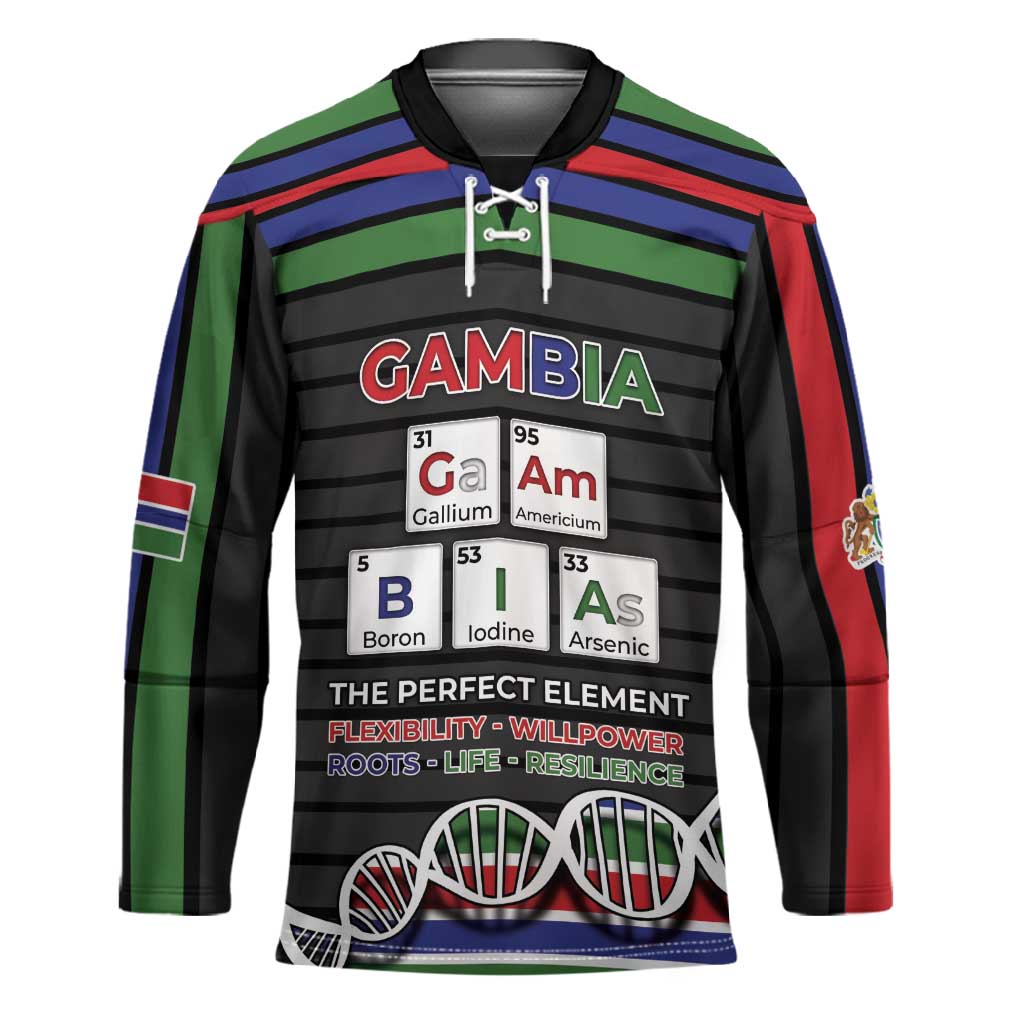 Gambia Hockey Jersey Perfect Periodic Element Of African - African Pride