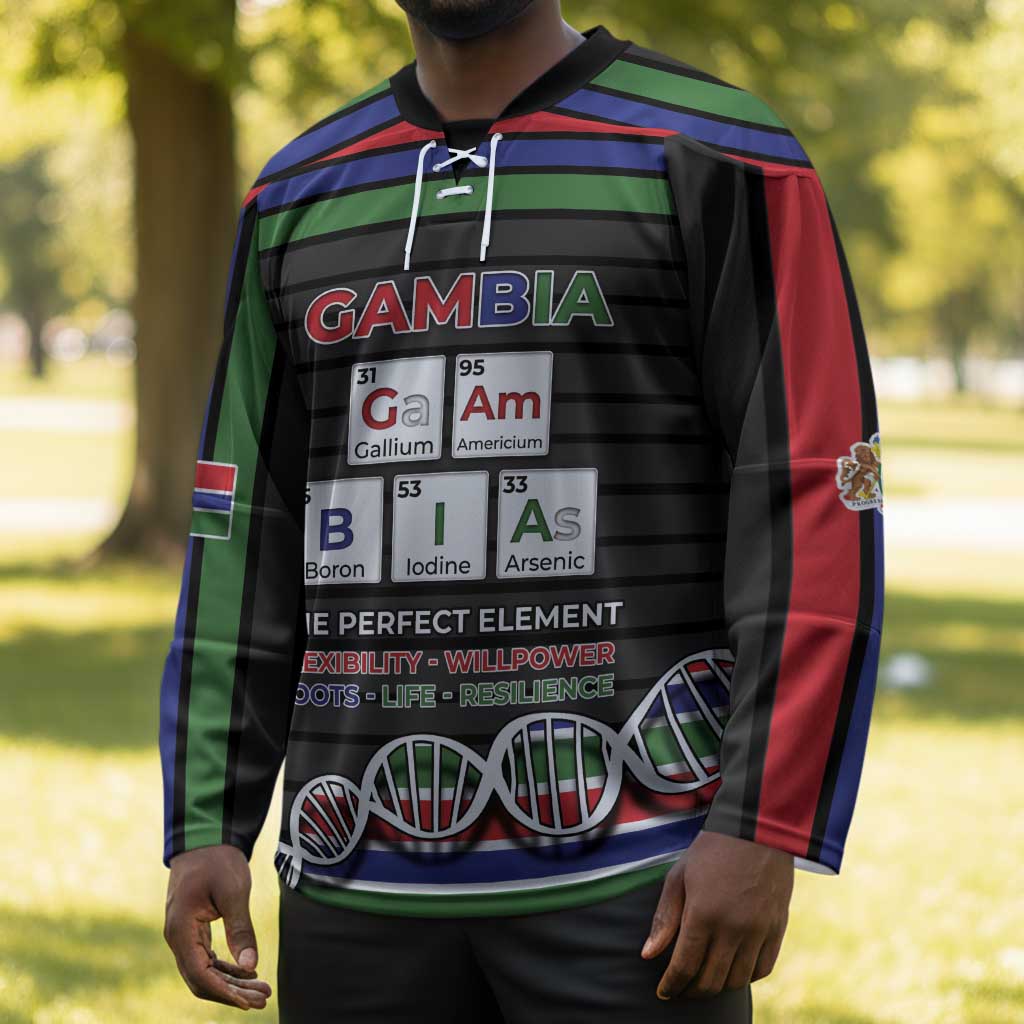 Gambia Hockey Jersey Perfect Periodic Element Of African - African Pride
