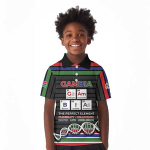 Gambia Kid Polo Shirt Perfect Periodic Element Of African - African Pride