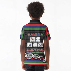 Gambia Kid Polo Shirt Perfect Periodic Element Of African - African Pride