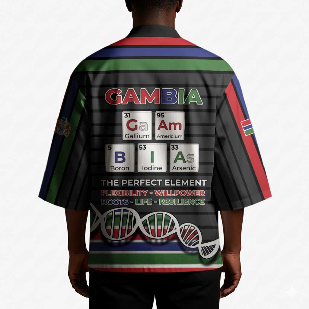 Gambia Kimono Perfect Periodic Element Of African - African Pride