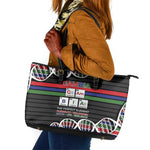Gambia Leather Tote Bag Perfect Periodic Element Of African - African Pride