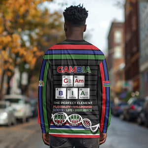 Gambia Long Sleeve Shirt Perfect Periodic Element Of African - African Pride