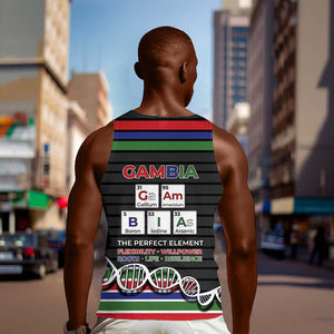 Gambia Men Tank Top Perfect Periodic Element Of African - African Pride