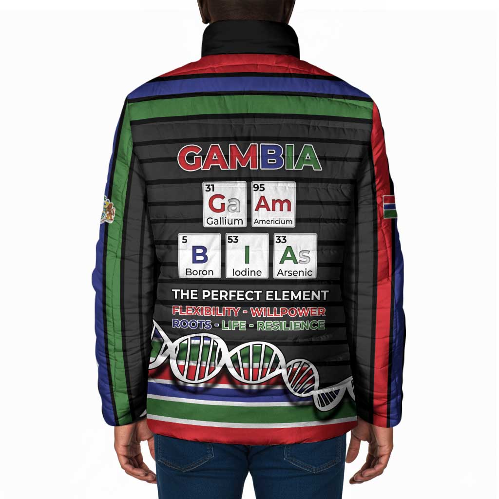 Gambia Padded Jacket Perfect Periodic Element Of African - African Pride
