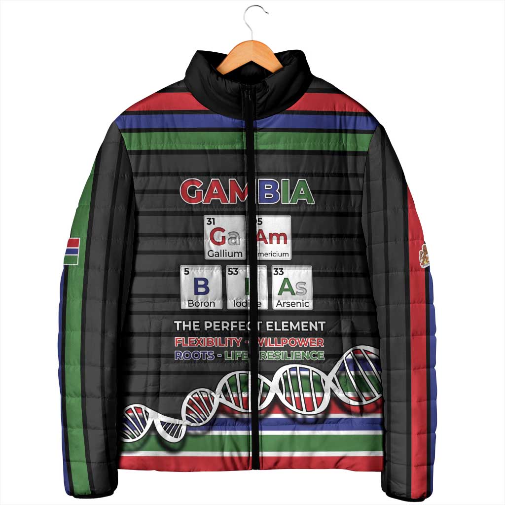 Gambia Padded Jacket Perfect Periodic Element Of African - African Pride