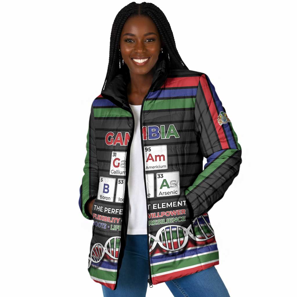 Gambia Padded Jacket Perfect Periodic Element Of African - African Pride