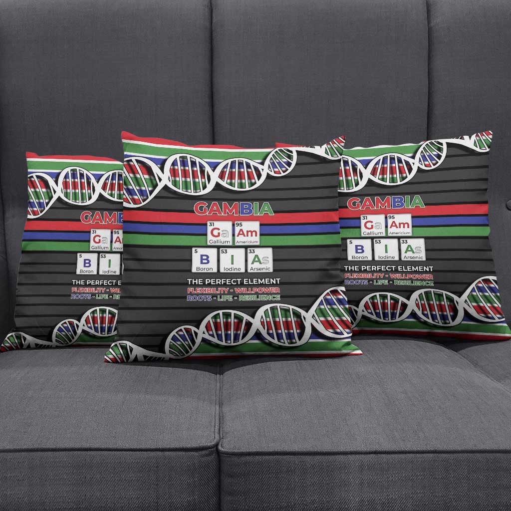 Gambia Pillow Cover Perfect Periodic Element Of African - African Pride