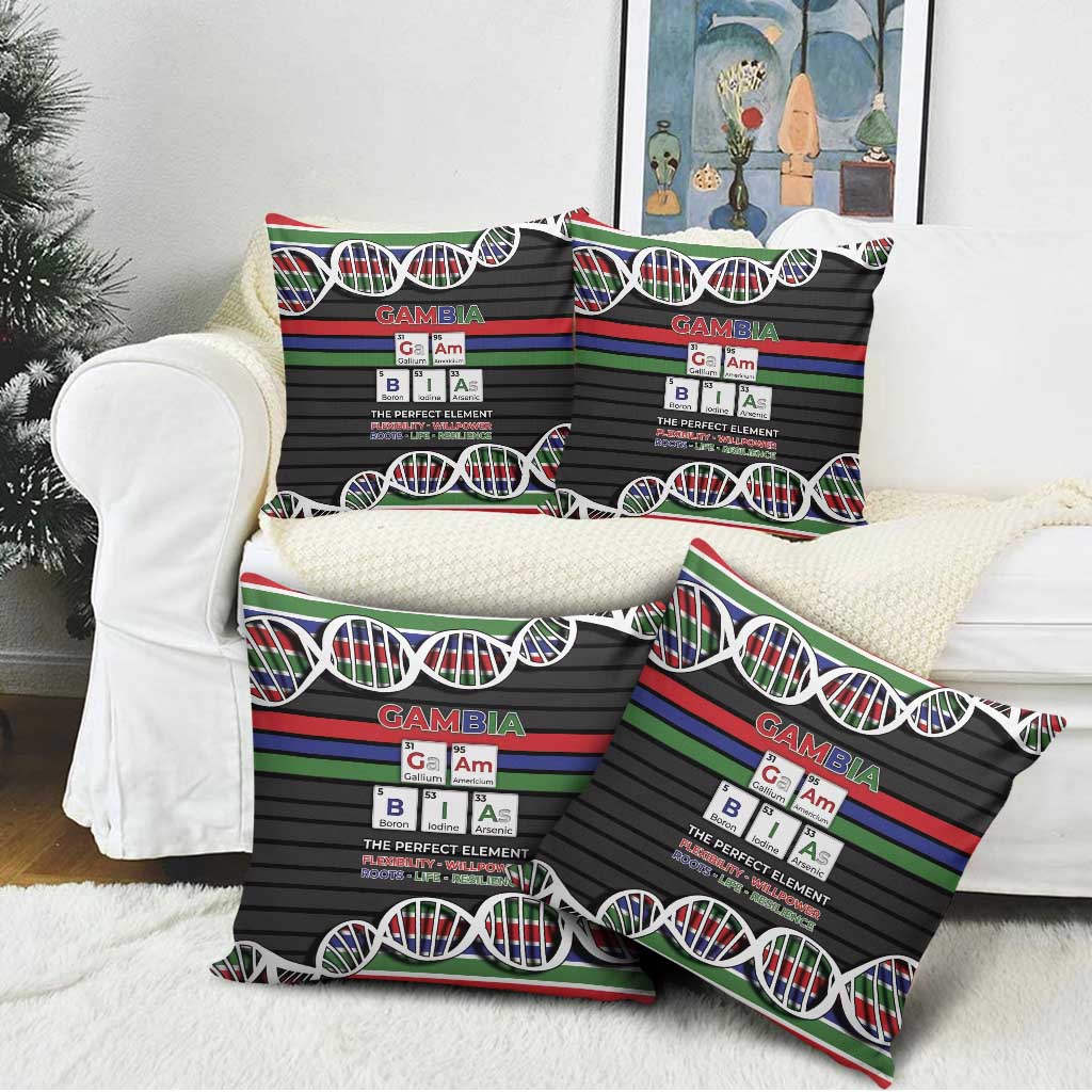 Gambia Pillow Cover Perfect Periodic Element Of African - African Pride