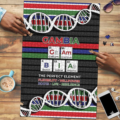 Gambia Puzzle Perfect Periodic Element Of African - African Pride