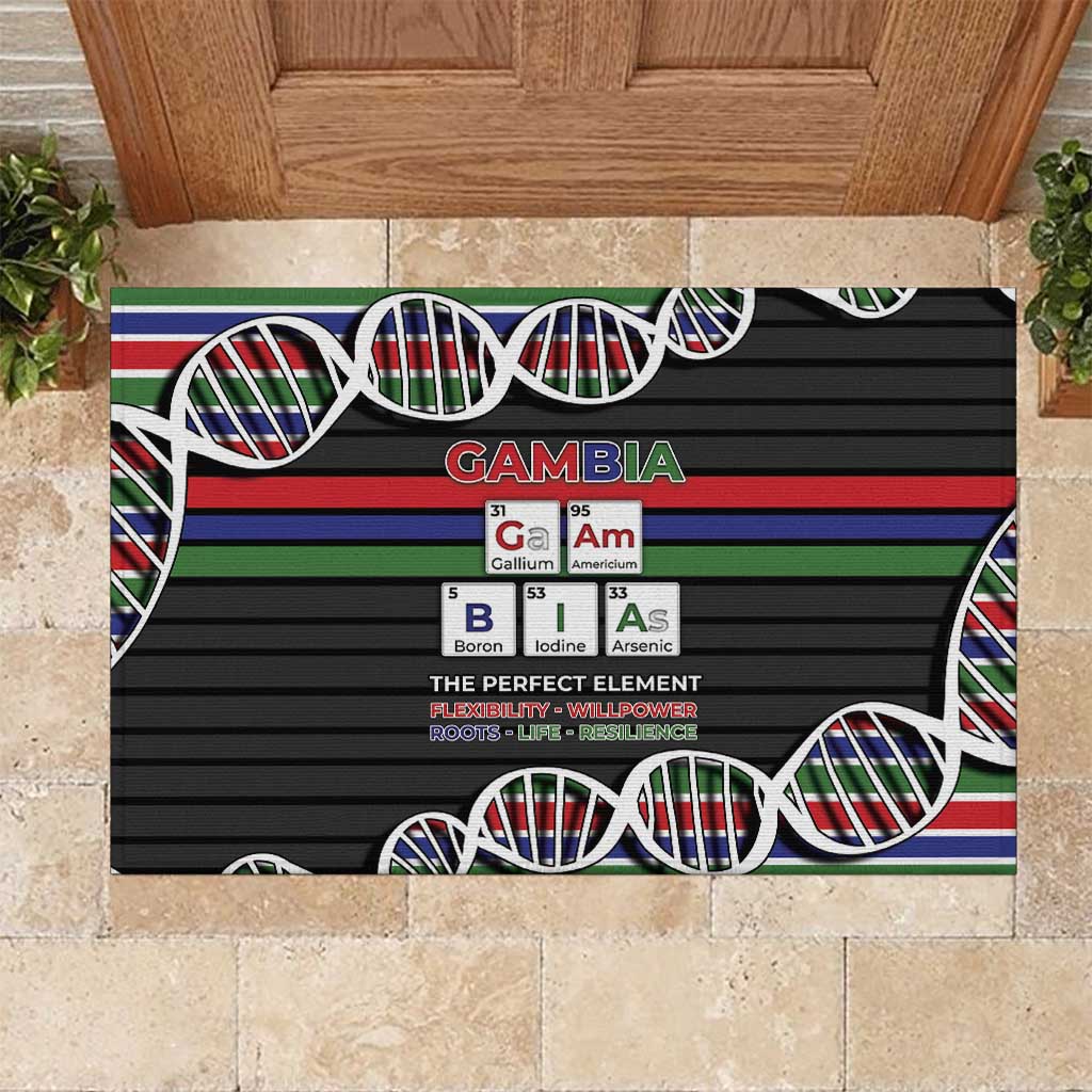 Gambia Rubber Doormat Perfect Periodic Element Of African - African Pride
