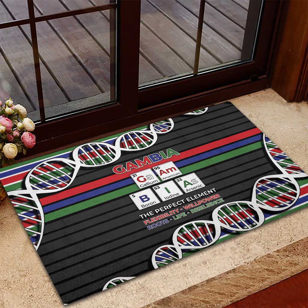 Gambia Rubber Doormat Perfect Periodic Element Of African - African Pride