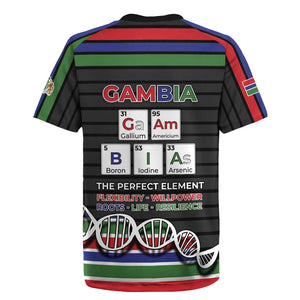 Gambia Rugby Jersey Perfect Periodic Element Of African - African Pride