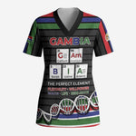 Gambia Scrub Top Perfect Periodic Element Of African - African Pride
