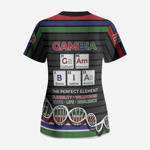 Gambia Scrub Top Perfect Periodic Element Of African - African Pride
