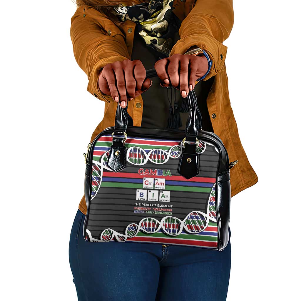 Gambia Shoulder Handbag Perfect Periodic Element Of African - African Pride