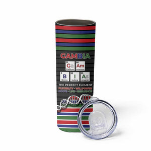 Gambia Skinny Tumbler Perfect Periodic Element Of African - African Pride