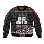 Gambia Sleeve Zip Bomber Jacket Perfect Periodic Element Of African - African Pride