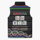 Gambia Sleeveless Puffer Jacket Perfect Periodic Element Of African - African Pride