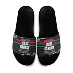 Gambia Slide Sandals Perfect Periodic Element Of African - African Pride