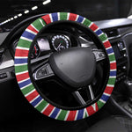 Gambia Steering Wheel Cover Perfect Periodic Element Of African - African Pride
