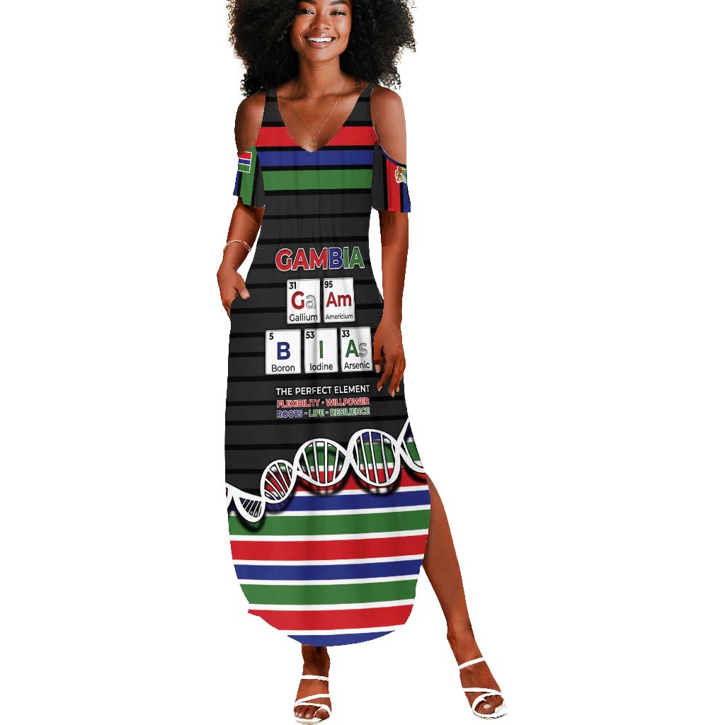 Gambia Summer Maxi Dress Perfect Periodic Element Of African - African Pride
