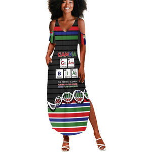 Gambia Summer Maxi Dress Perfect Periodic Element Of African - African Pride