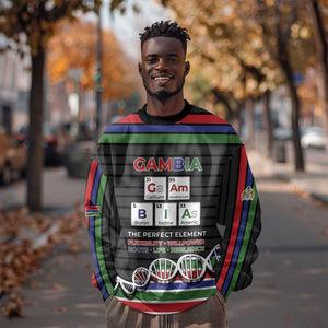 Gambia Sweatshirt Perfect Periodic Element Of African - African Pride