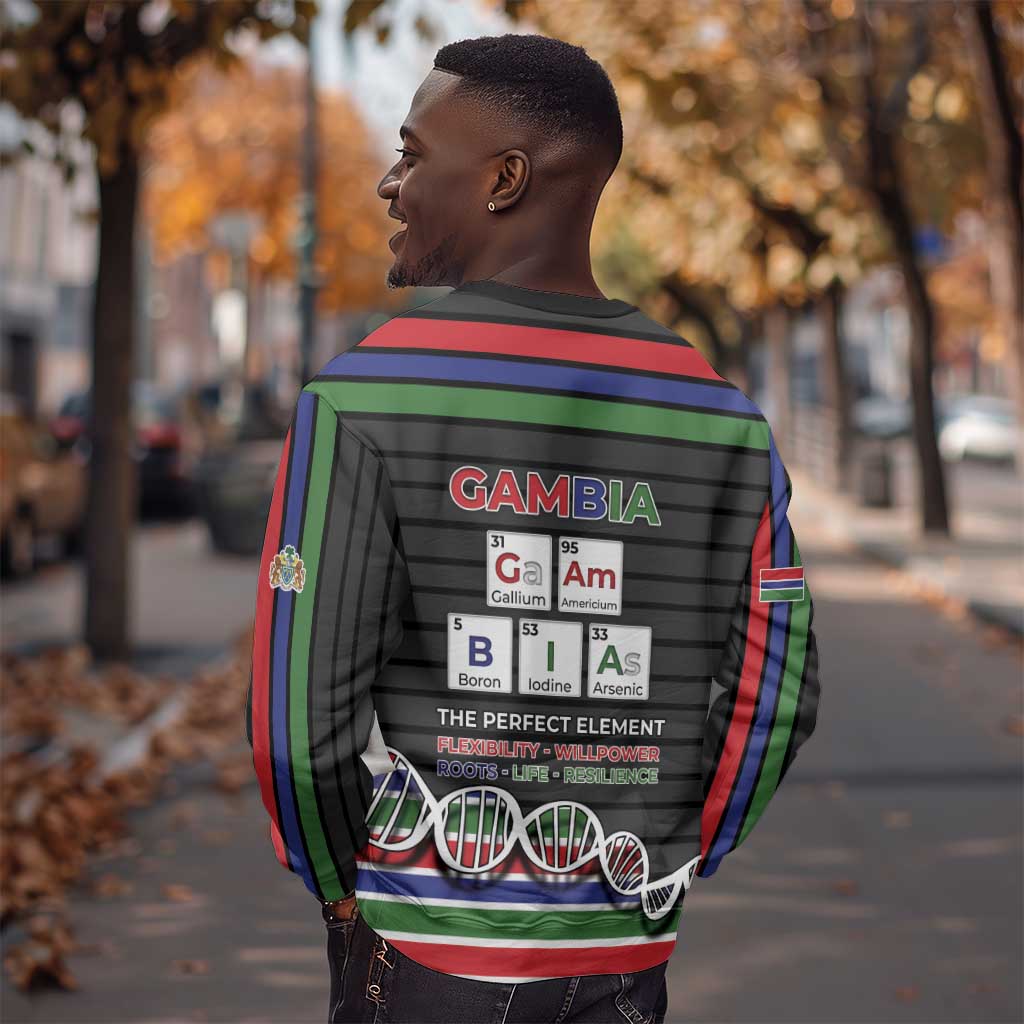 Gambia Sweatshirt Perfect Periodic Element Of African - African Pride