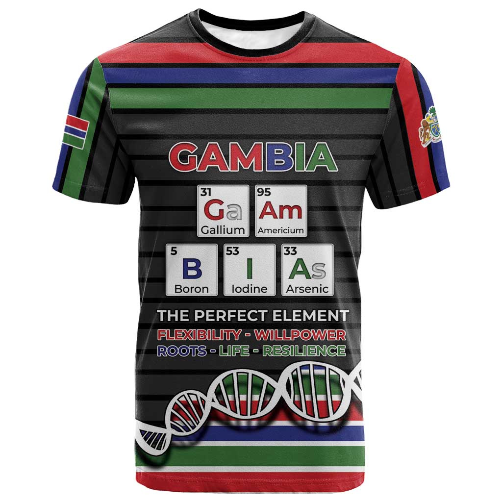 Gambia T shirt Perfect Periodic Element Of African - African Pride