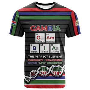 Gambia T shirt Perfect Periodic Element Of African - African Pride