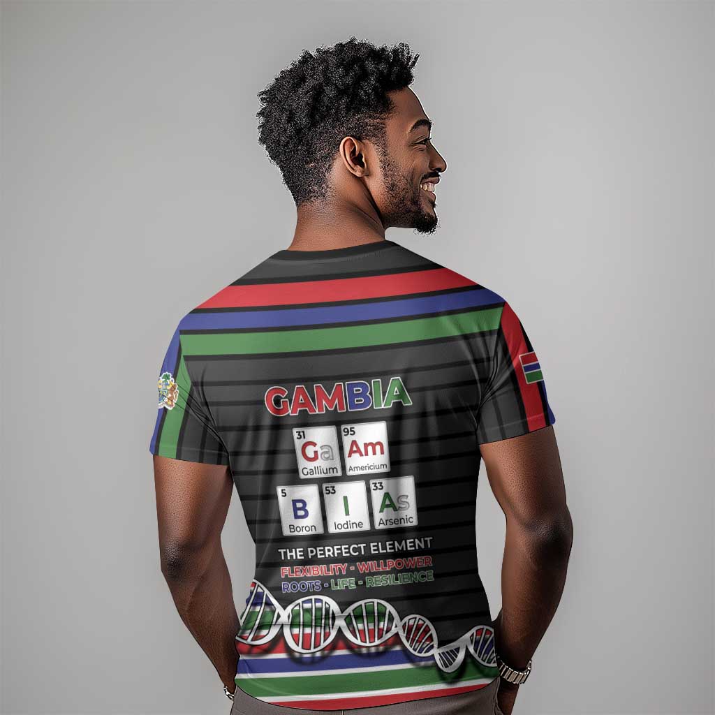 Gambia T shirt Perfect Periodic Element Of African - African Pride