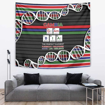 Gambia Tapestry Perfect Periodic Element Of African - African Pride