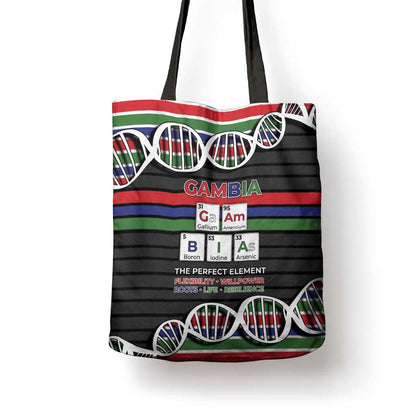 Gambia Tote Bag Perfect Periodic Element Of African - African Pride